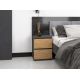 4. Bedside table W2 40x40xH52 anthracite/artisan