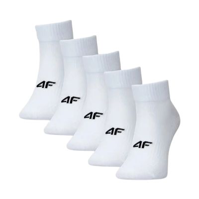 2. Men's socks 4F M480 5 pack white 4FWMM00USOCM480 10S