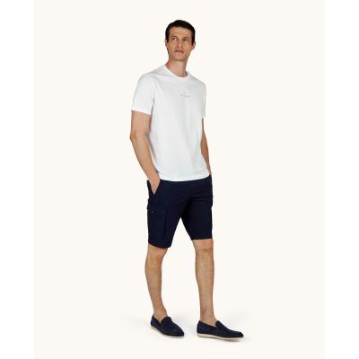 5. Paul&Shark Men's Cotton T-shirt White and Gold 99311008-10E - Classic Cut, Logo