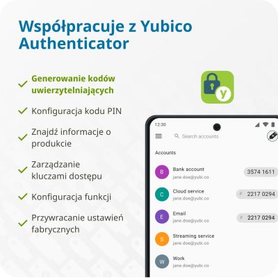 11. Yubico Yubikey 5 NFC U2F FIDO Dongle