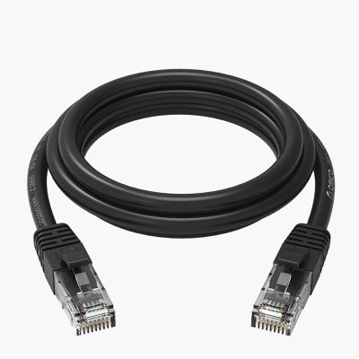 2. Orico PUG-C6 CAT6 1000Mbps RJ45 Ethernet Network Cable Internet LAN Round 1m - Black