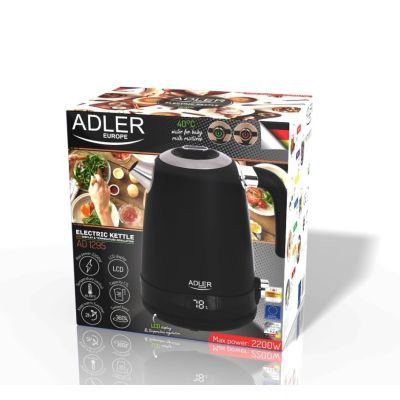 4. Electric kettle with temperature regulation ADLER AD 1295b black