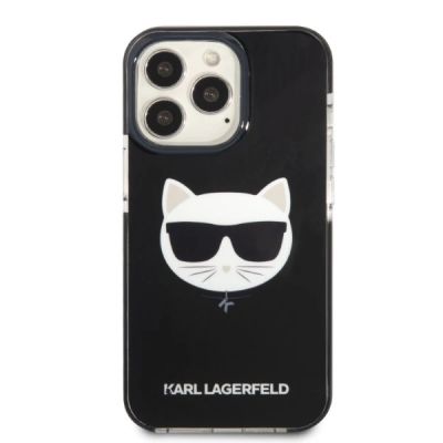 3. Karl Lagerfeld KLHCP13LTPECK iPhone 13 Pro / 13 6.1" hardcase black/black Choupette Head