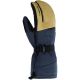 VIKING Norvik Pro Lobster Adult Freeride Gloves Navy Blue with Beige Leather 7
