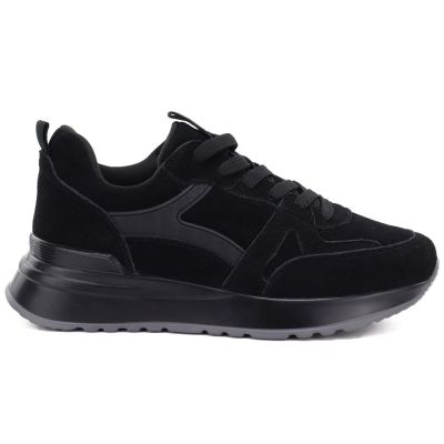 6. Women's black leather shoes Vinceza FIO27-67006