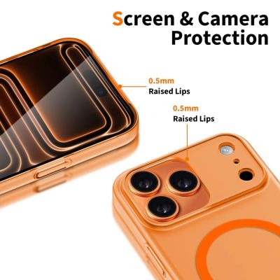 4. Tech-Protect Magslim MagSafe Case for iPhone 17 Pro Max - Orange