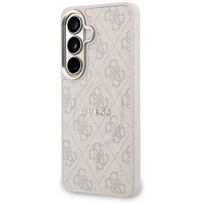 2. Guess 4G Embossed Ring MagSafe Case for Samsung Galaxy S26 - Pink