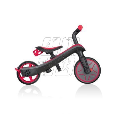 10. Tricycle, running gear Globber Explorer Trike Red 630-102 HS-TNK-000013814