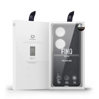 5. Dux Ducis Fino case is made of nylon material Huawei P50 Pocket black