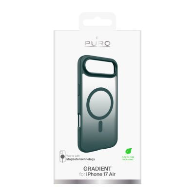 2. Puro Gradient TPU Case Compatible with MagSafe for iPhone 17 Air - Turquoise