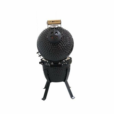 2. Kamado Bono Picnic Ceramic Grill 13” Kamado barbecue/grill Cart Charcoal (fuel) Black