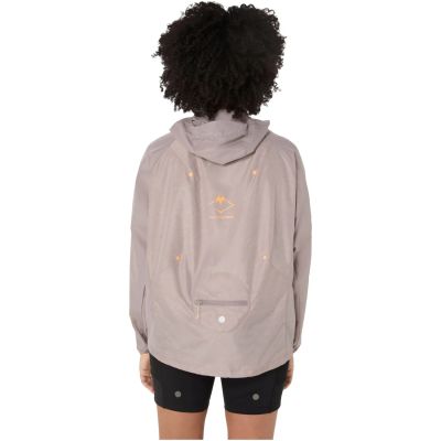 3. ASICS Fujitrail Packable Windbreaker 2012D313-020 Gray L