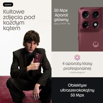 7. Motorola edge 70 pro 17.2 cm (6.78") Dual SIM Android 16.0 5G USB Type-C 12GB 512GB 6500mAh Burgundy