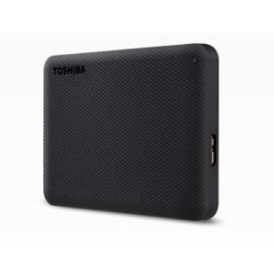 3. Toshiba Canvio Advance External Hard Drive 4 TB 2.5" USB Type-A 2.0/3.2 Gen 1 (3.1 Gen 1) Black