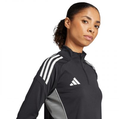 5. adidas Tiro 25 Competition Training Top Women's Sweatshirt Black and Gray JC6273
