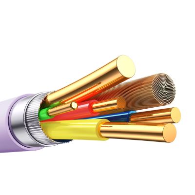 4. Joyroom S-A59 Vibrant Series 3A USB-A - USB-C Cable 1.2m - Purple