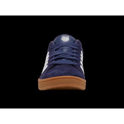 3. K-swiss sneakers COURT TIEBRK II SDE NAVAL ACADEMY/BRIGHT WHITE/GUM-M (09492-465-M)