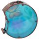 13. GARDEN DECORATION 22.5x8x22CM STAINED GLASS HANGING LANTERN