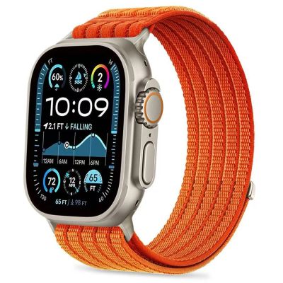 Tech-Protect Nylon Sport Band for Apple Watch 44 / 45 / 46 / 49 mm - Orange