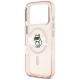 6. Karl Lagerfeld IML Choupette Sketch Logo MagSafe Case for iPhone 17 Pro - Pink