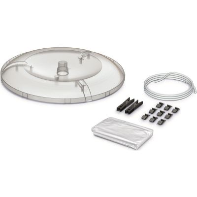 3. FOIL COVER SHIELD GREENHOUSE IRRIGATION SYSTEM FOR TOMATO POT