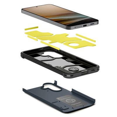 6. Spigen Tough Armor Case for Samsung Galaxy A57 5G - Navy Blue