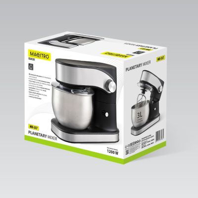5. Planetary mixer with 3l bowl, 1200W MR-557 MAESTRO