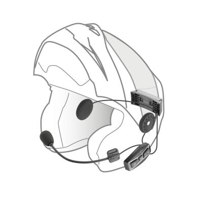 6. INTERPHONE U-COM 4 motorcycle intercom, set for 1 helmet