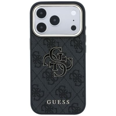 3. Guess 4G & Big Resin Logo Case for iPhone 17 Pro Max / 18 Pro Max - Black