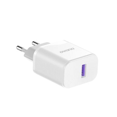 3. Dudao A20EU USB-A 18W wall charger - white + USB-A - USB-C cable