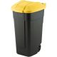 CURVER WASTE BIN BLACK 110L... /YELLOW LID