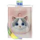 7. Nimmy Big Eyed Pet 2.0 Cat Wallet Card Holder - Pink