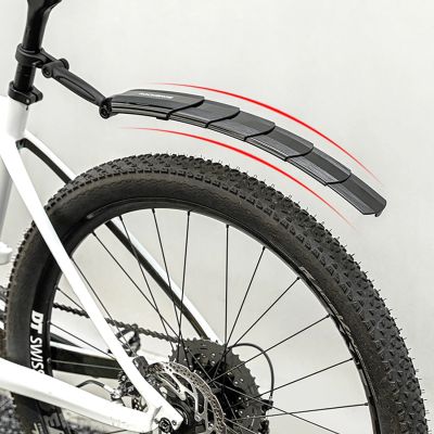10. Rockbros FK-810 Folding Telescopic Bicycle Fender Set - Black