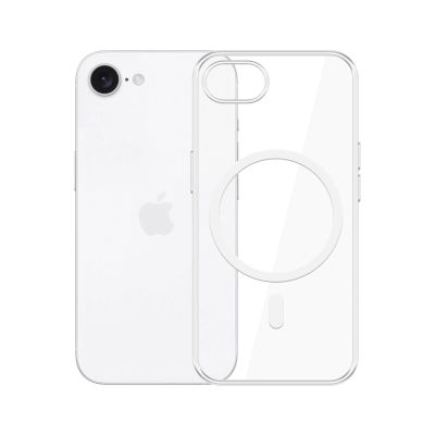 4. 3mk Clear MagCase for Apple iPhone 16E - transparent