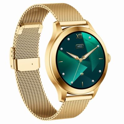 8. Smartwatch Gravity Rose Gold 2 Straps GT25-1 PRO