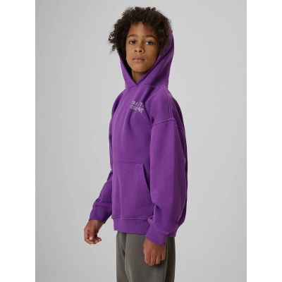 4. Boys’ Loose-Fit Hooded Sweatshirt 4F 4FJRAW26TSWSM3194-51S