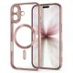 2. Tech-Protect MagFlex Case for iPhone 17 - Transparent Pink