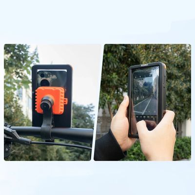 6. Rockbros HW-87 Magnetic Waterproof Phone Holder - Black