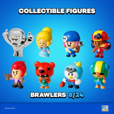 4. BRAWL STARS S1 FIGURES - 8 PACK DELUXE BOX VER.B