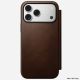 5. Nomad Modern Leather Folio Cell Phone Case 17.5 cm (6.9") Brown