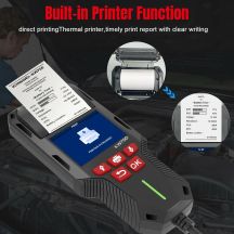 EM BATTERY TESTER 6V/12V/24V KONNWEI WITH PRINTER