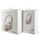 4. Guess Bluetooth on-ear headphones GUBH604GEMP pink/pink 4G Script
