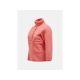 6. Peak Performance W Fleece Snap T Pink Sweatshirt