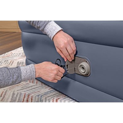 4. Bestway 6713I / 23 Air Mattress Double Mattress Gray Unisex