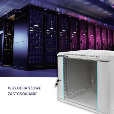 2. QOLTEC RACK CABINET 19" | 9U | 600X500X450