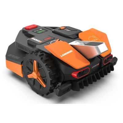 2. WORX Vision AI S250 Robot Lawn Mower Battery Black, Orange, Red, Silver
