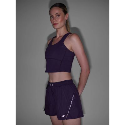 4. Women's quick-drying running shorts 4F 4FWAW24TFSHF0758-50S
