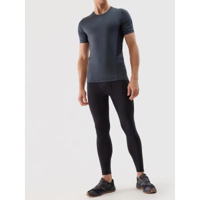 3. Men's quick-drying training leggings 4F 4FWSS24TFTIM227-20S