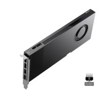PNY RTX PRO 4000 Blackwell, 24 GB GDDR7 ECC 192-bit, 140W, PCI Express 5.0 x16, 4 x Display Port 2.1, ATX bracket, 1x CEM5 16-pin power supply cable, FHML Single Slot, Small Box