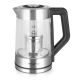 2. Emerio WK-122730 Electric Kettle 1.7 L 2200 W Black, Silver, Transparent